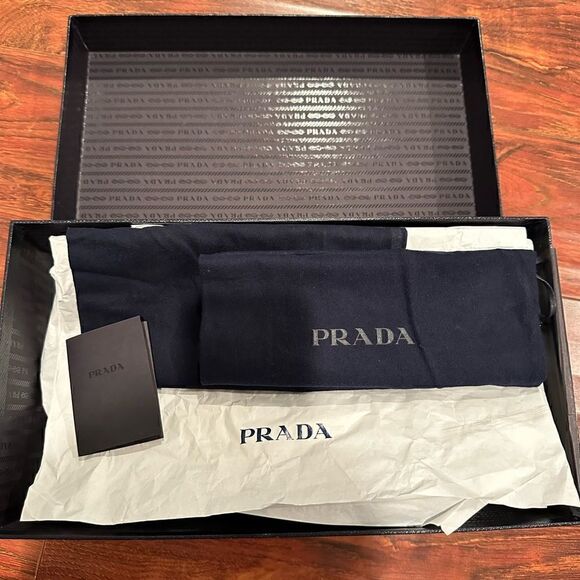 Prada brushed leather lace-up loafer size 7, EU 39,5-40 main image 11
